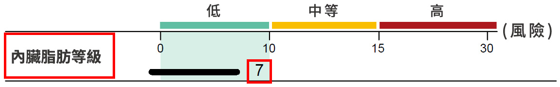 腹部內臟脂肪等級