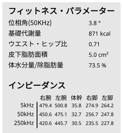 其它體組成項目