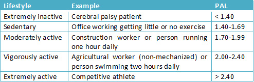 WHO Physical Activity Level