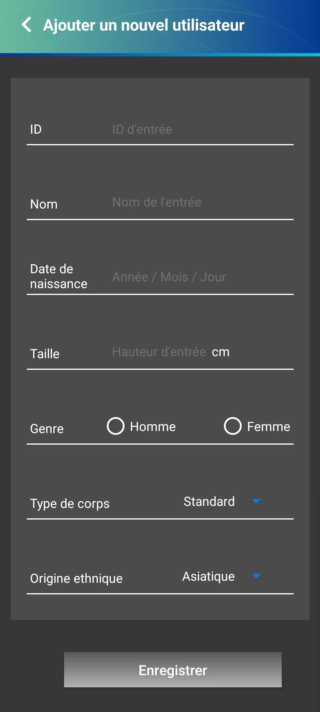 Charder ProScan Add New User