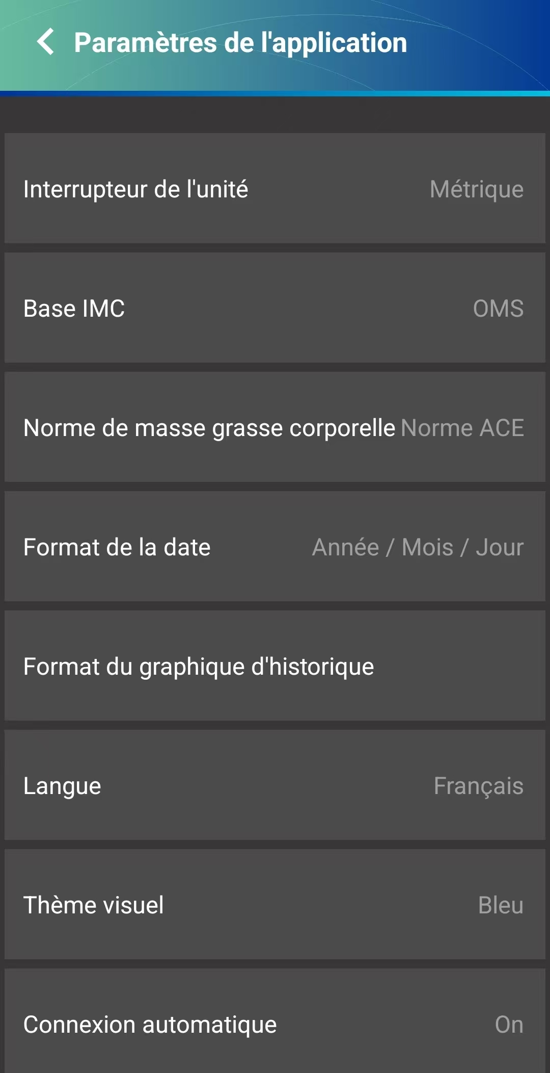 Charder ProScan settings