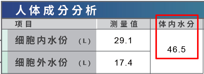 体內水分