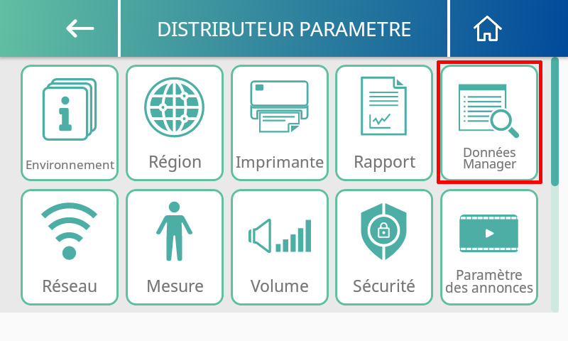 Gestionnaire de données MA601