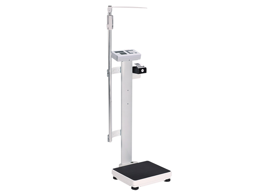 MS4910 Medical Column Scale with Castor Wheels
